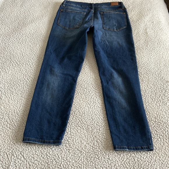 Judy Blue Lis Angeles Relaxed Fit Ankle Hi Rise Distress Jeans Size 31 x 26” - Picture 11 of 14